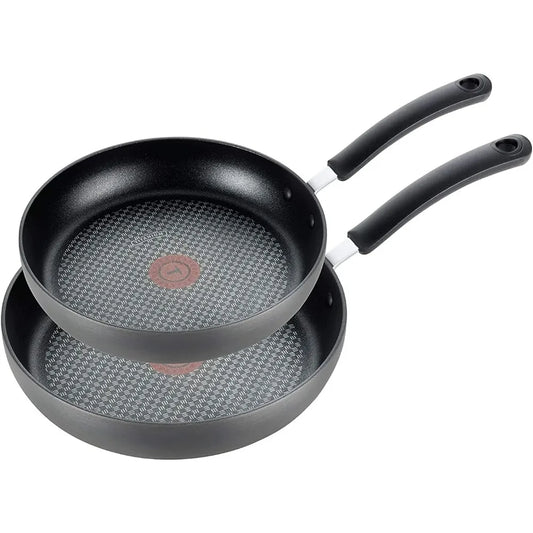 T-fal Ultimate Hard Anodized Nonstick Frying Pan Set – 8" & 10", Oven Safe Up to 400°F